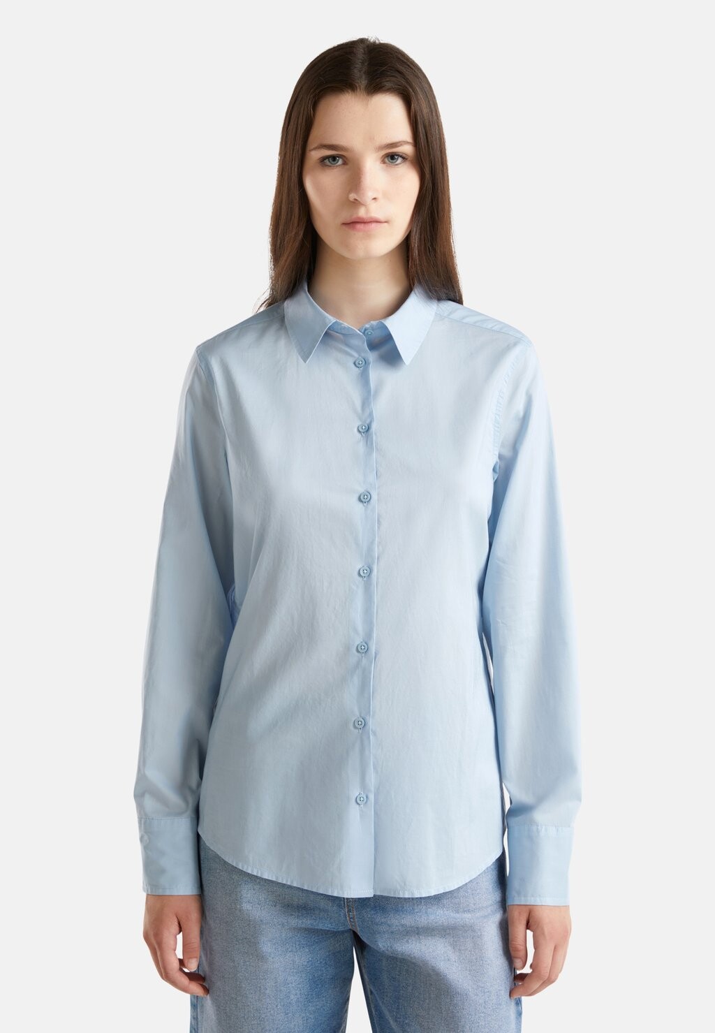 

Блузка на пуговицах REGULAR FIT IN LIGHT United Colors of Benetton, синий