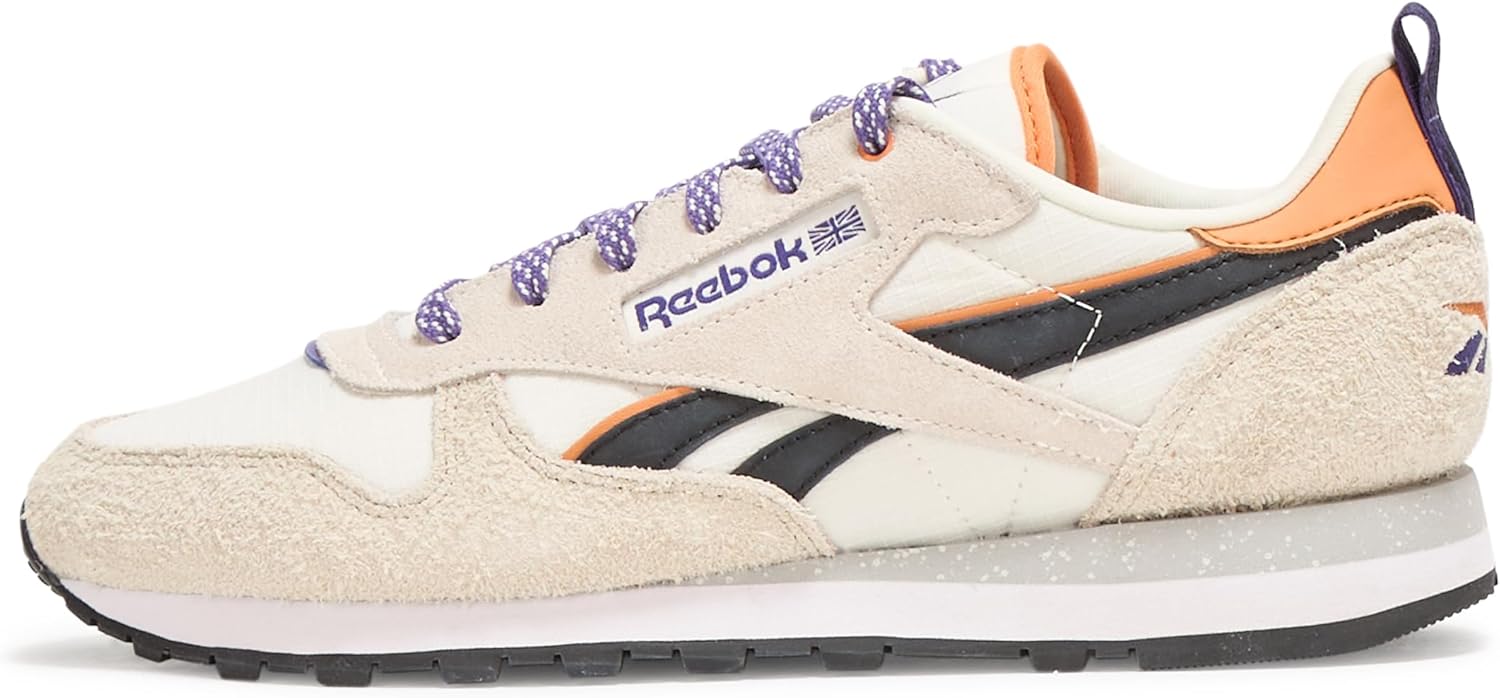 Кроссовки Reebok Classic Leather для мужчин, пурпурный — фото 2