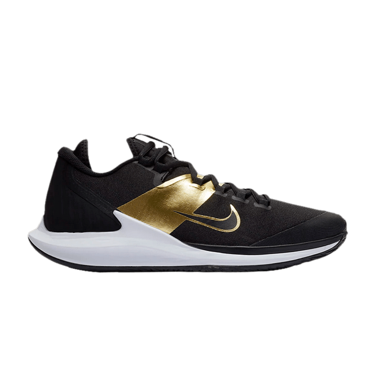 

Кроссовки NikeCourt Air Zoom Zero HC 'Black Metallic Gold', черный