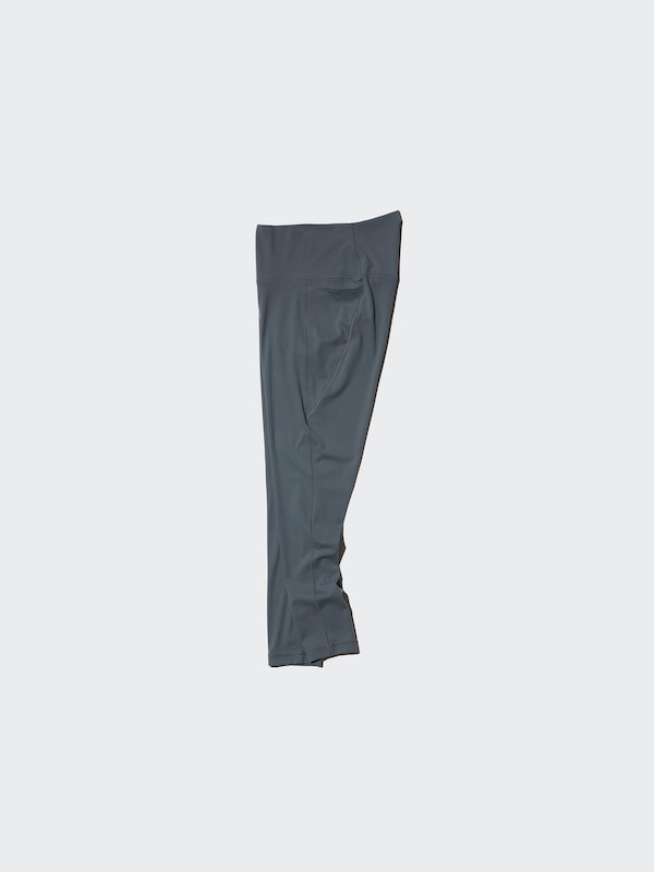 Ультраэластичные активные леггинсы (укороченные) Uniqlo, 08 dark grey — фото 4