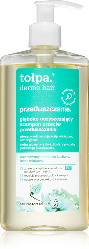 

Dermo hair глубоко очищающий шампунь для жирных волос Tołpa, 250 мл