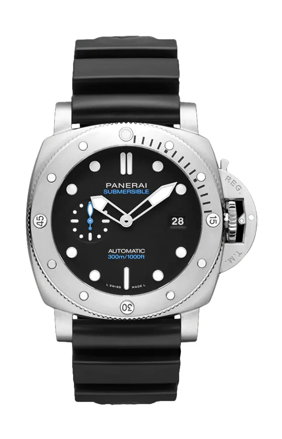 САБМЕРСИБЛ КВАРАНТАКВАТТРО - PAM01596 PANERAI, серебряный