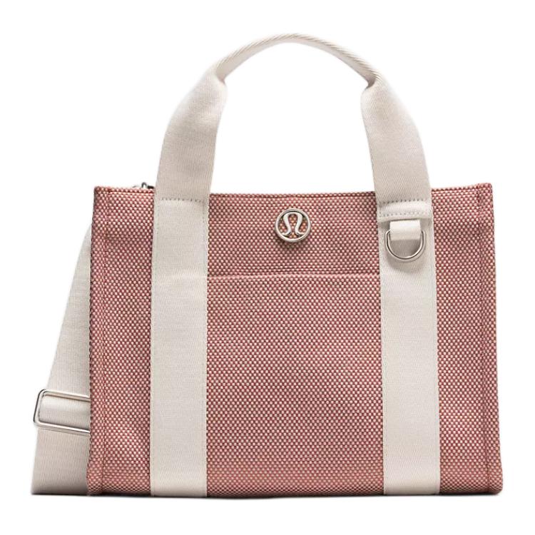 

Lululemon Хлопковая сумка-шопер, Pink & White