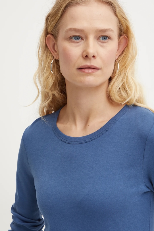 

Хлопковая водолазка United Colors Of Benetton, темно-синий