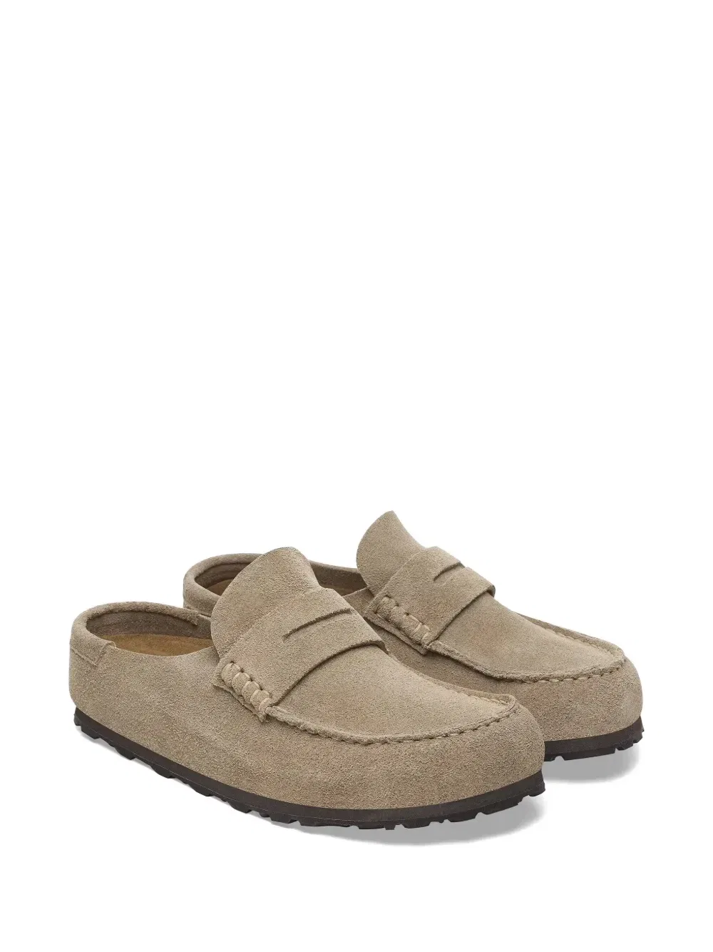Замшевые лоферы Naples BIRKENSTOCK, бежевый — фото 2