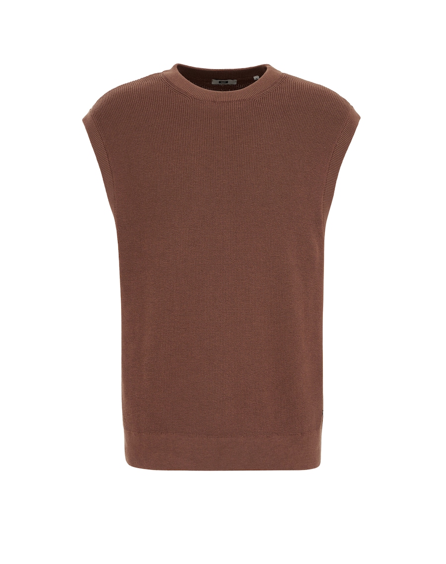 

Жилет-свитер WE Fashion, коричневый