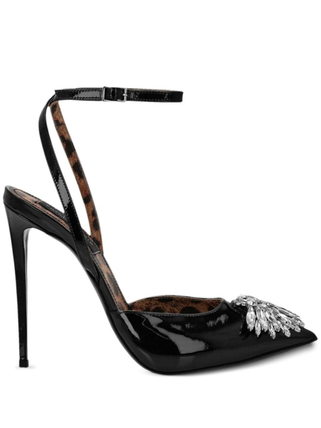 

Philipp Plein туфли Mirror 100 с кристаллами, черный