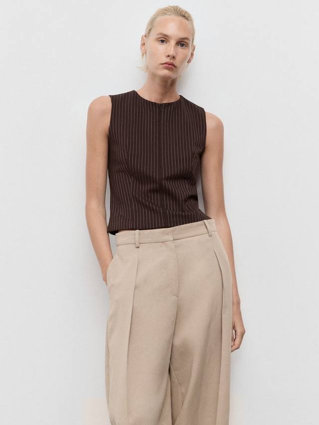 

Топ в полоску Brin Mango, Brown