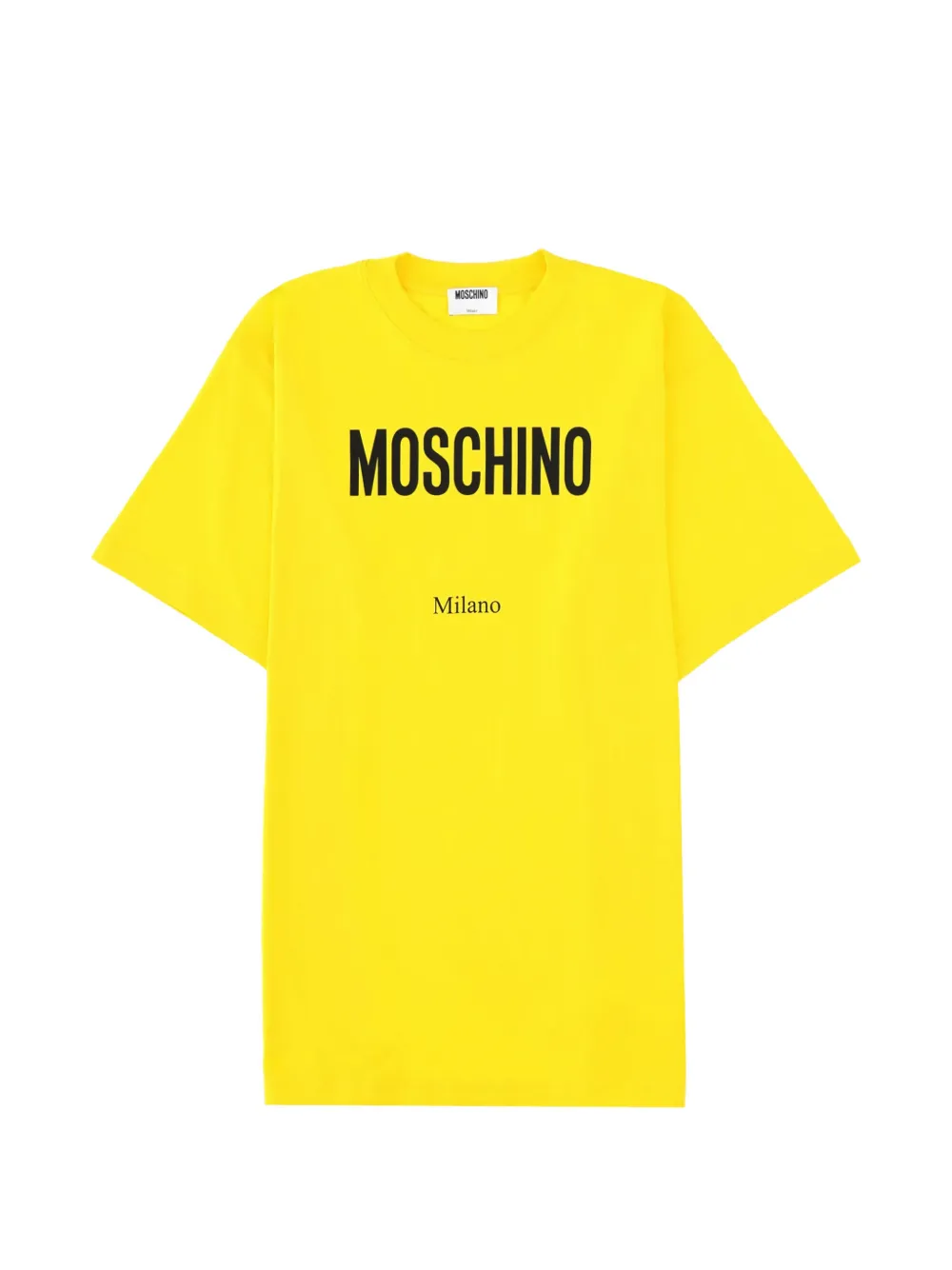 

Футболка с принтом логотипа Moschino, желтый