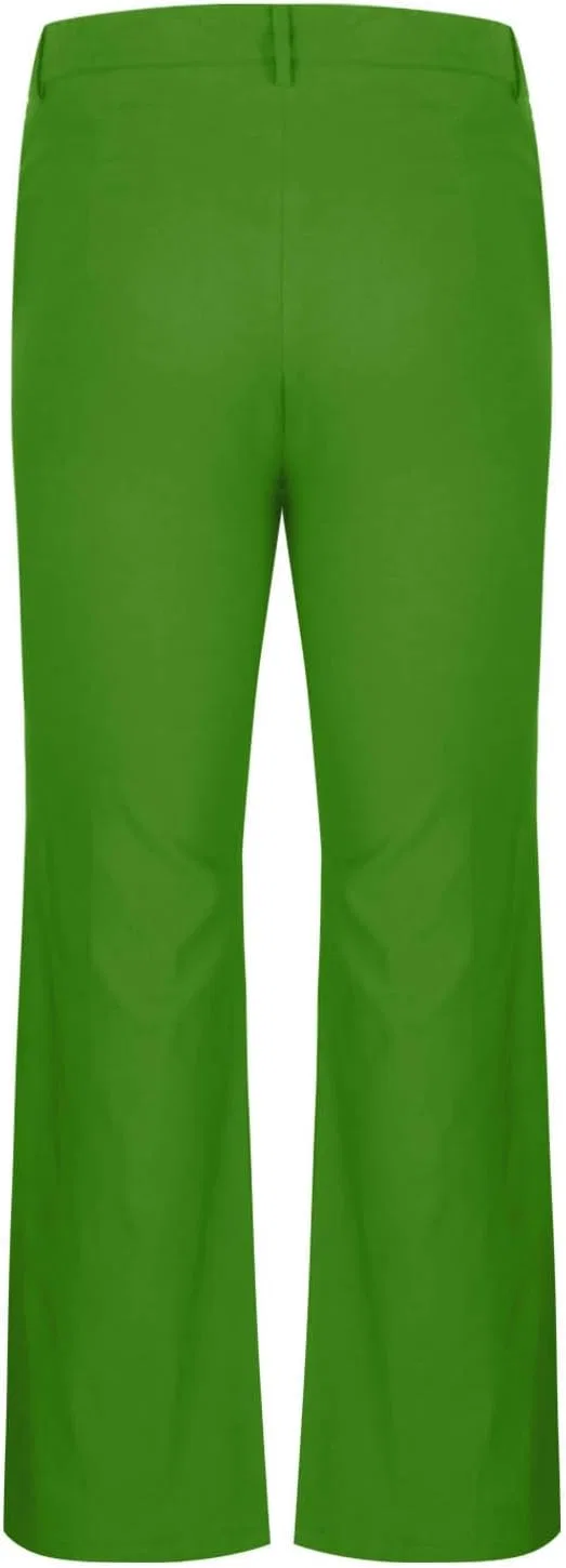 Джинсы клеш ретро, Green — фото 4