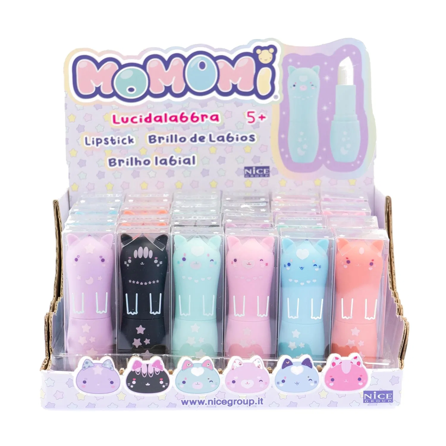 Прозрачный блеск для губ с ароматом «MOMOMI Kuchibeni Lipstick» от Nice Group Momomi — фото 2
