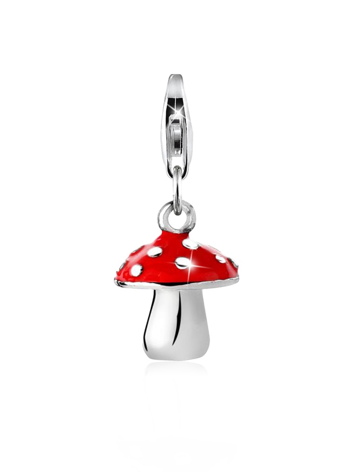 

Nenalina Серебряный кулон в виде мухоморика (925 пробы)