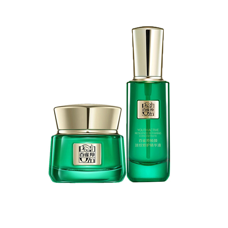 Набор уходовой косметики Herbal Frame Essence: антивозрастная сыворотка и крем для увлажнения, питания и восстановления кожи 50г+30мл PECHOIN — фото 4