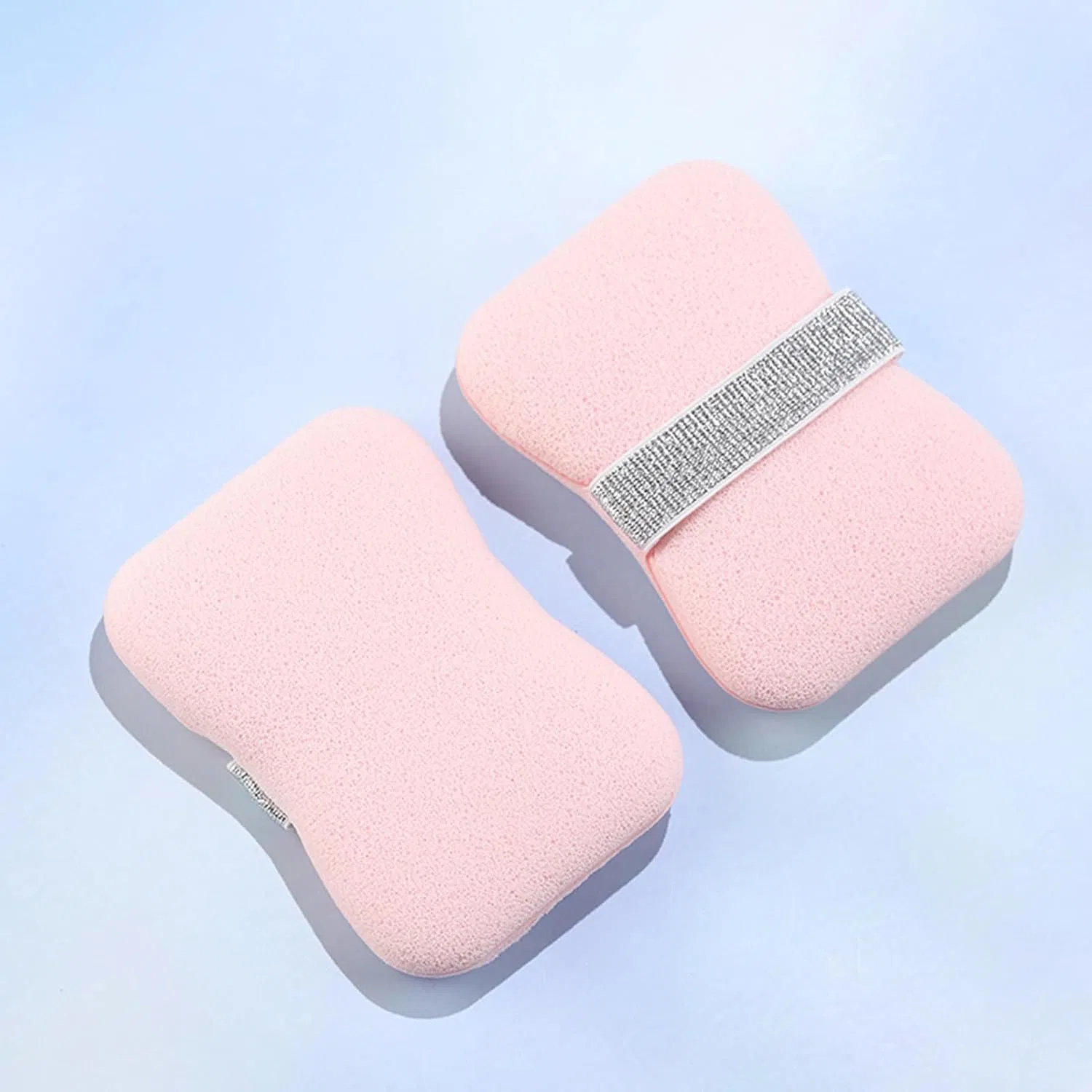 Спонж для душа с отделением для мыла Generisch, Soft And Thin Pink — фото 4