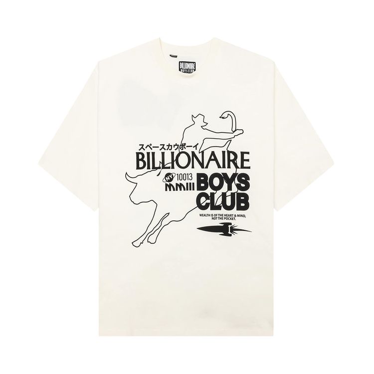 

Футболка Billionaire Boys Club Rodeo T-Shirt (Cropped Fit) Whisper White, белый