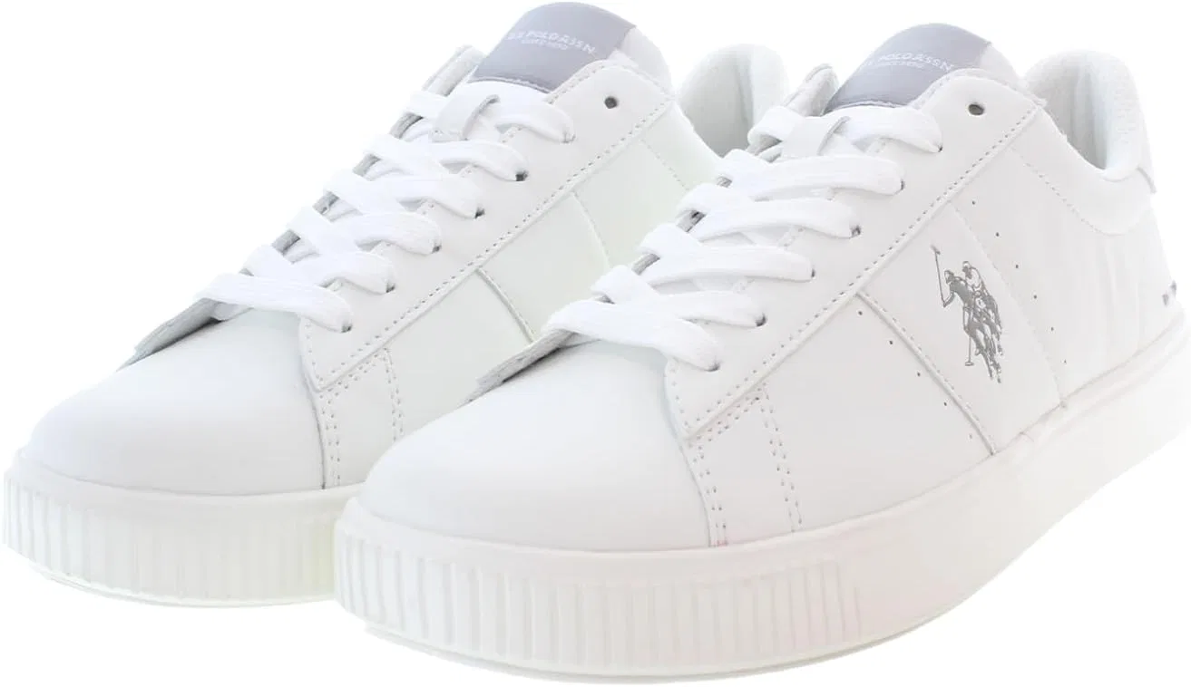 U.S. Polo Assn. Кроссовки мужские USPolo TYMES009-WHI - белые — фото 3