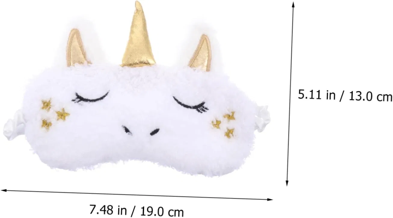 Повязка для сна Unicorn Eye Patch Plush Coolhiya белый — фото 4