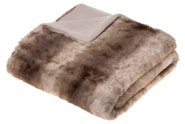 

Покрывало Atmosphera Créateur d'intérieur aus Kunstpelz GRIZZLI, 120x2x160 см, бежевый
