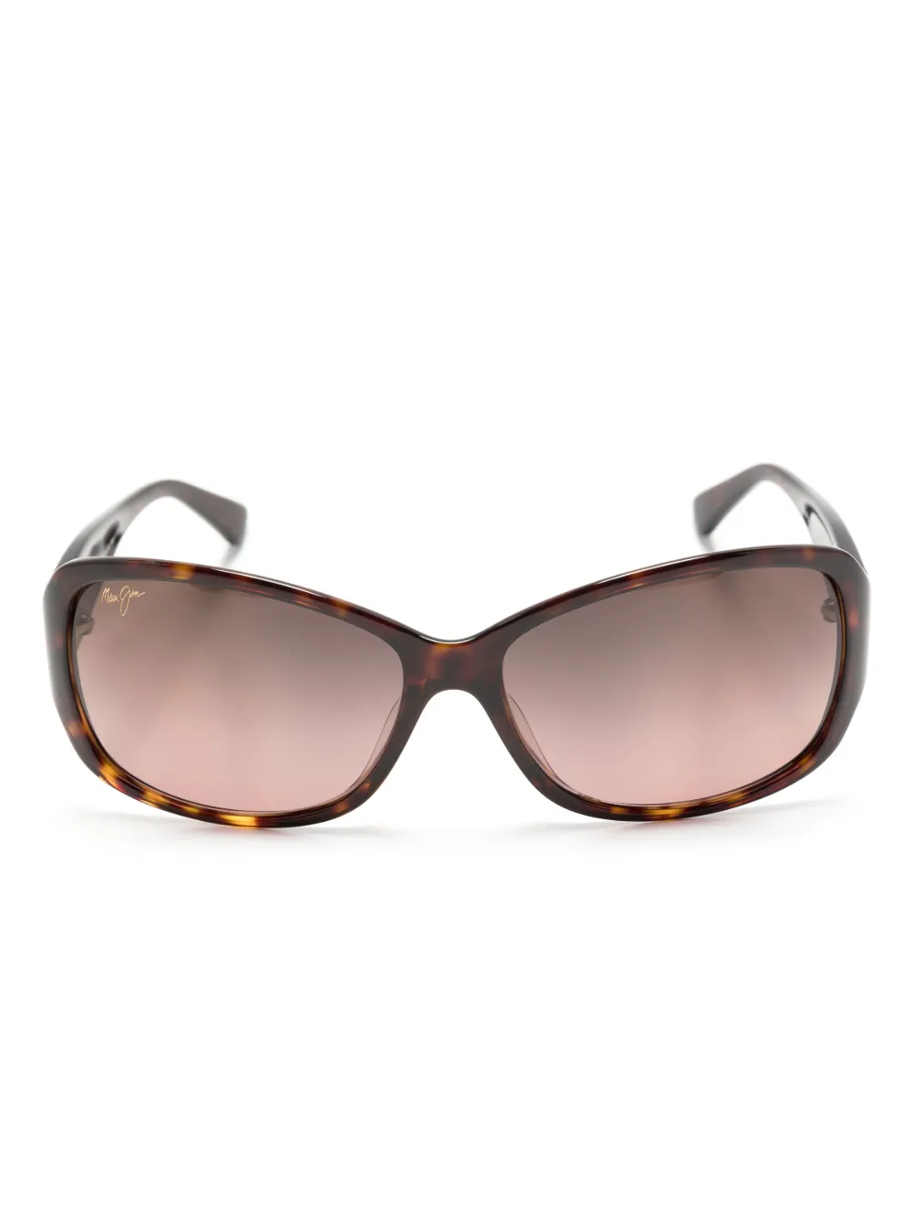 

Солнцезащитные очки в прямоугольной оправе Maui Jim, коричневый