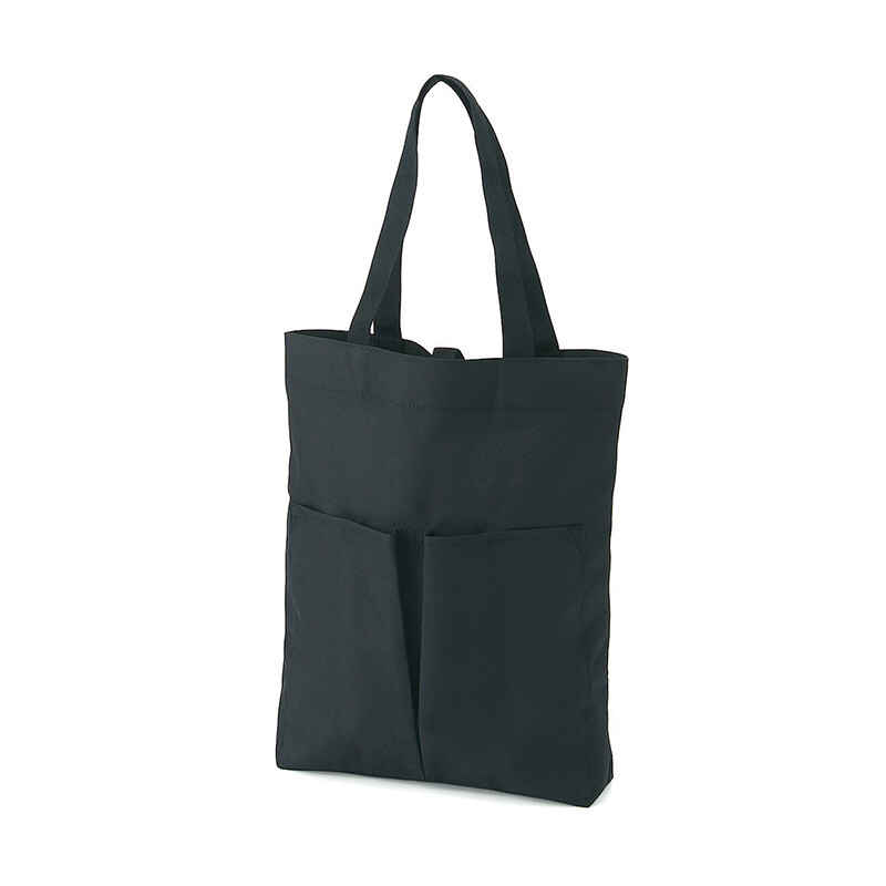 

Сумка большая Muji льняная, черный