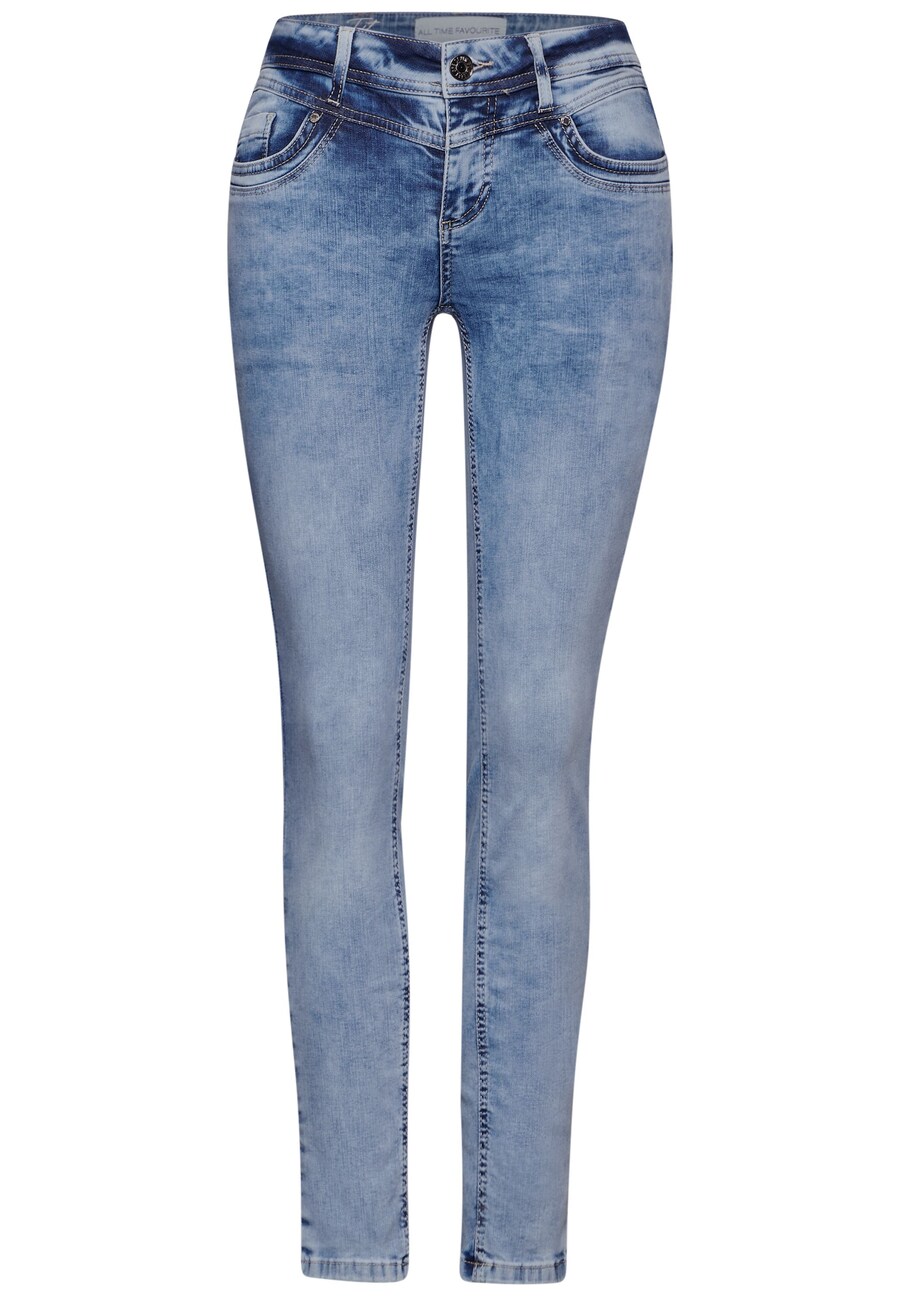 

Джинсы STREET ONE Slim fit Jeans, синий деним