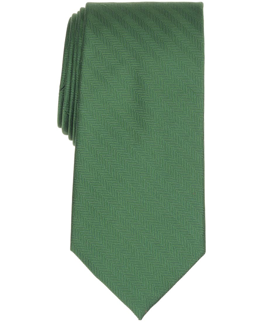 

Мужской классический галстук в елочку Brooks Brothers, Green
