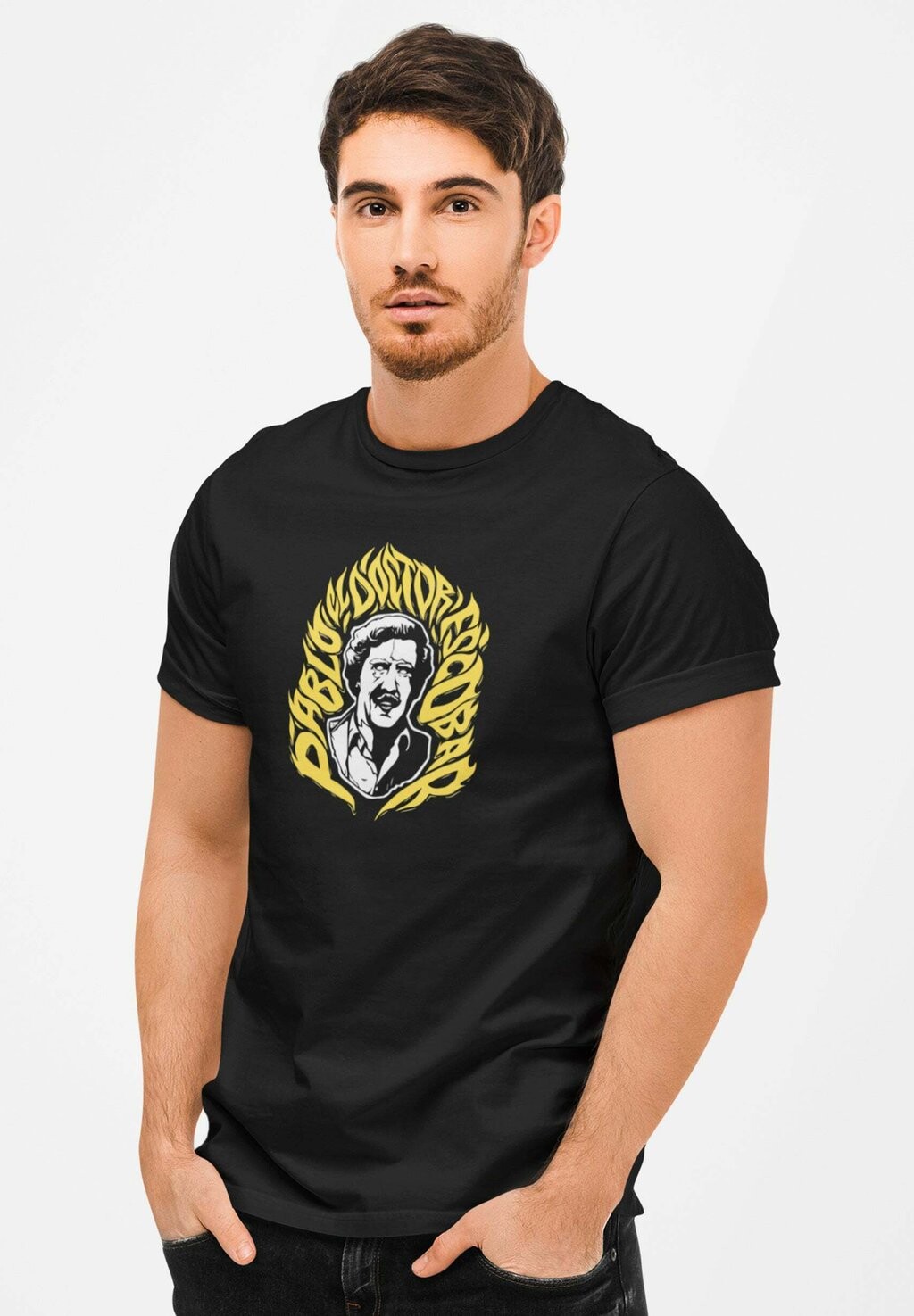 

Футболка с принтом PABLO ESCOBAR ART Novux, цвет schwarz