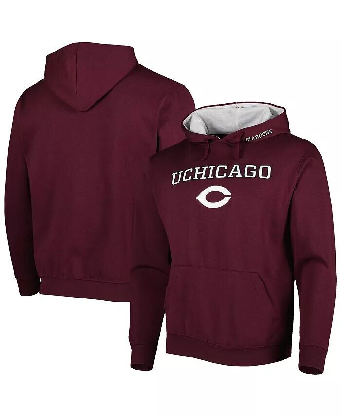 

Мужской пуловер с капюшоном UChicago Maroons Isle Maroon UChicago Maroons Isle Colosseum
