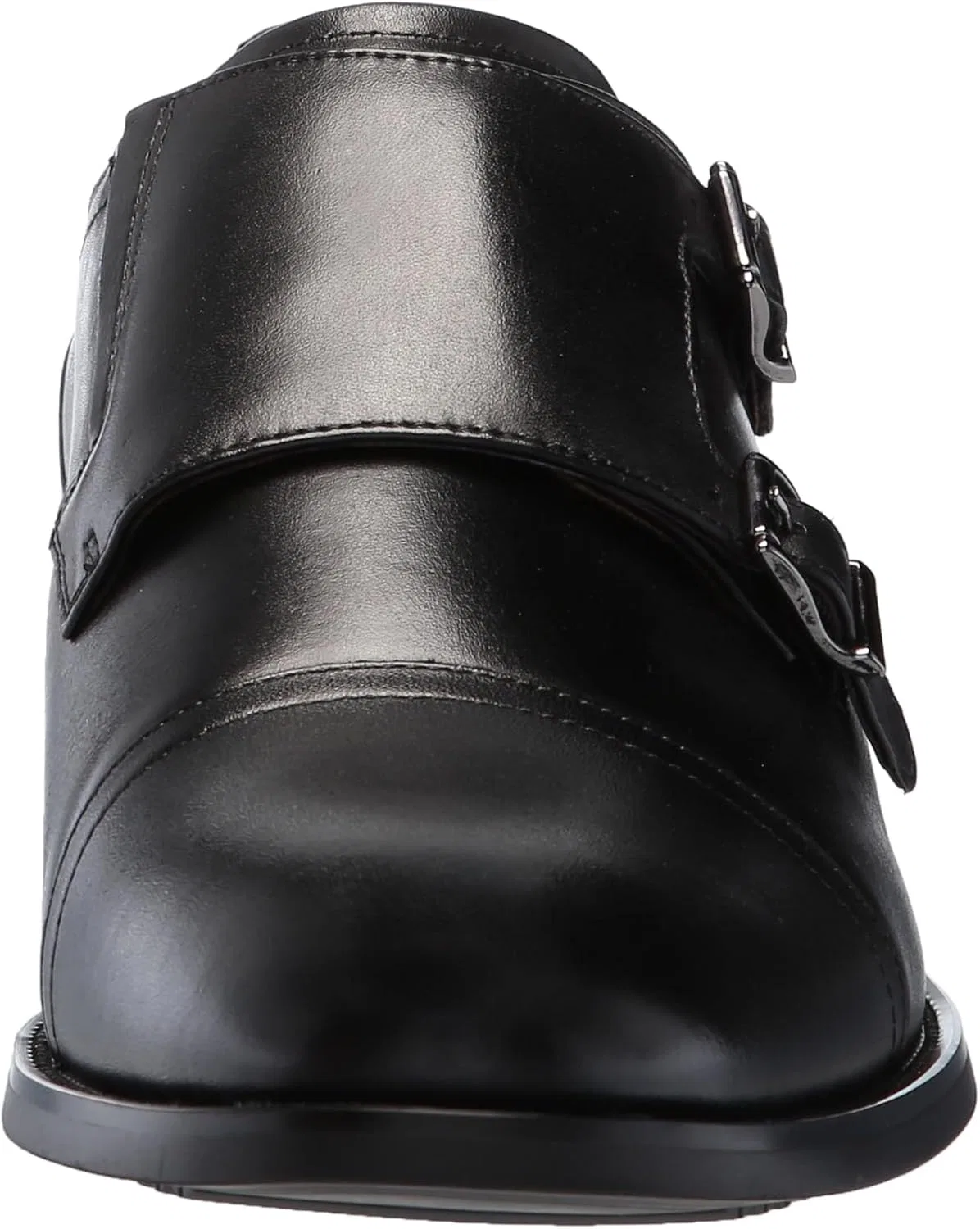 Мужские оксфорды Florsheim Rubano с закругленным носком и двойной пряжкой, Black — фото 2