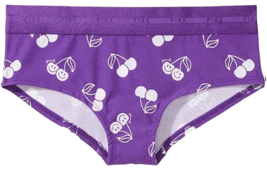 

VICTORIA'S SECRET Трусики Женские 1 упаковка Фиолетовый вишневый принт