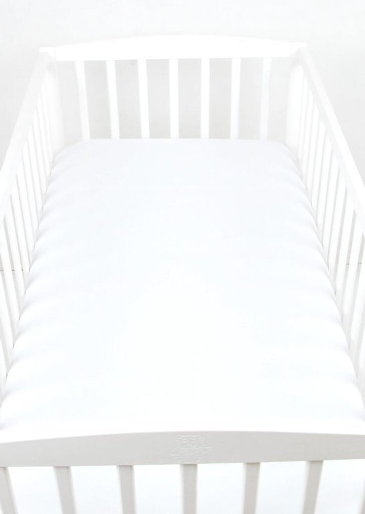 

Простыня BABYLUX 70 x 140 см, простыня для детской кроватки из хлопка, белый