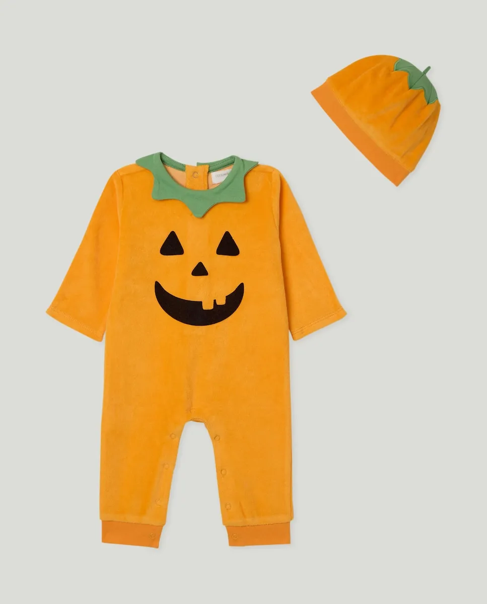 

Пижама с рисунками для девочки-малыша Cotton Juice, красный