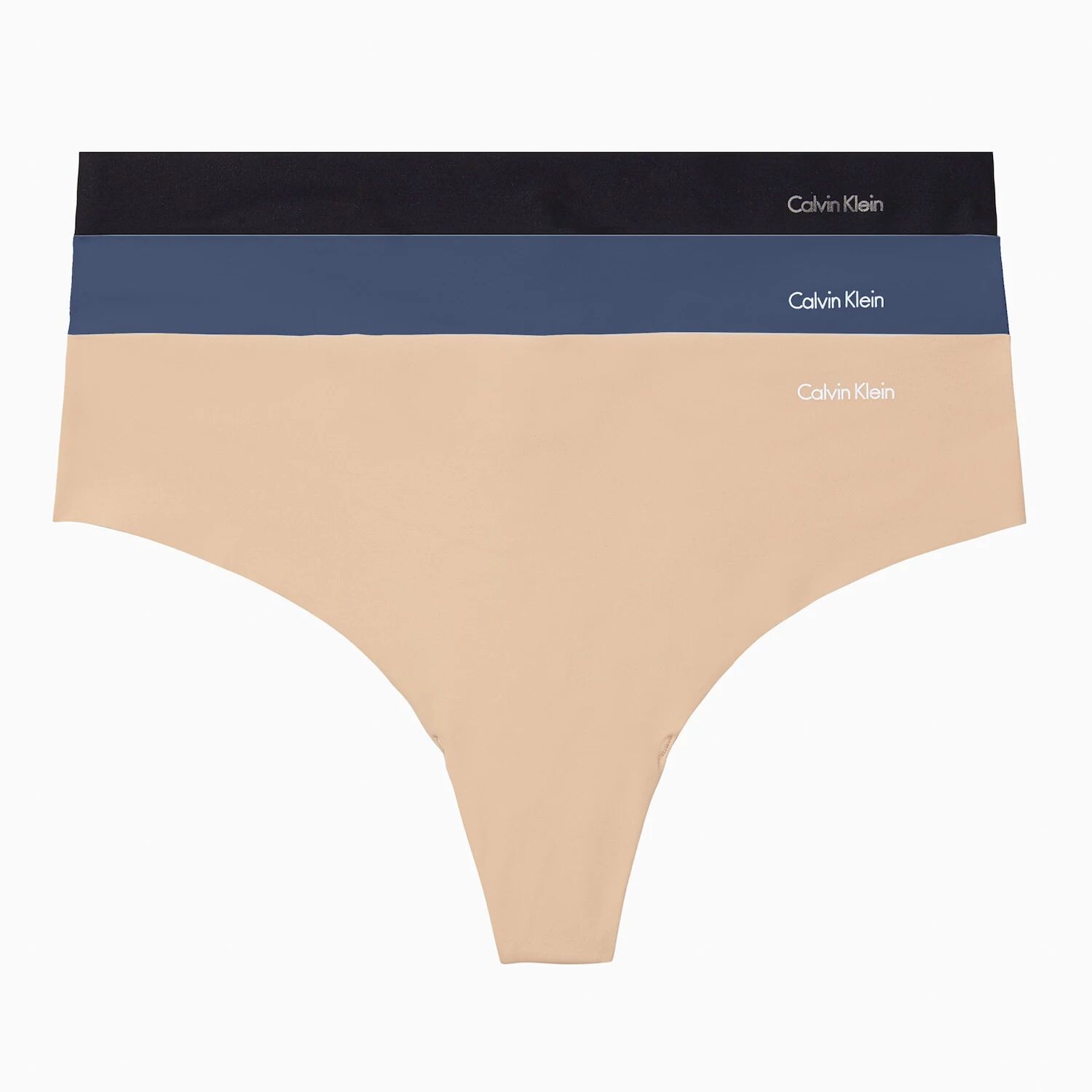 

Женские Calvin Klein 3 шт. Комплект бесшовных трусиков-стрингов Invisibles QD3558 Calvin Klein
