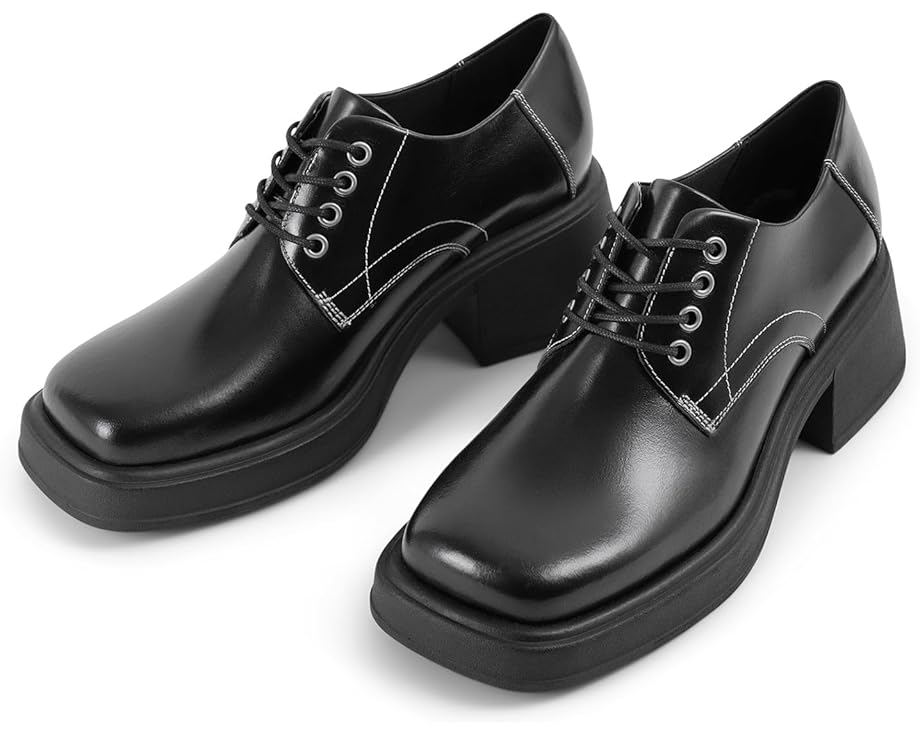 Туфли на плоской подошве Vagabond Shoemakers Dorah Leather Lace Up Oxford, черный