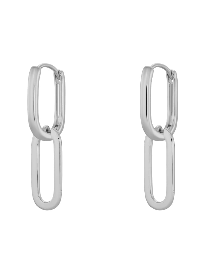 

Steel_Art Серьга-клипса Stacie, серебристого цвета, полированная