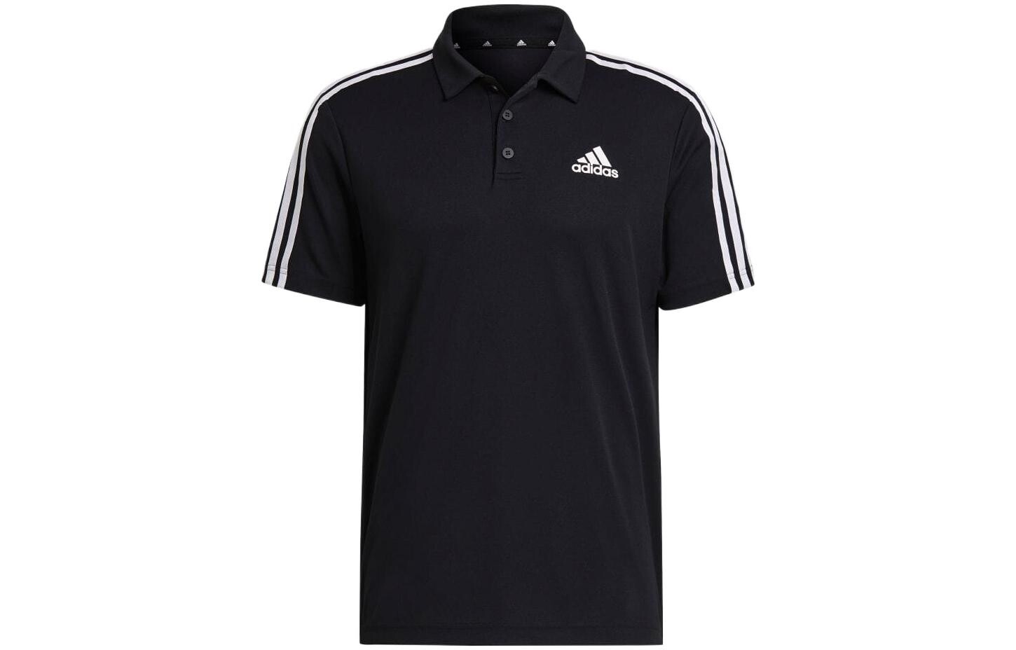 

Рубашка поло мужская черная Adidas, черный