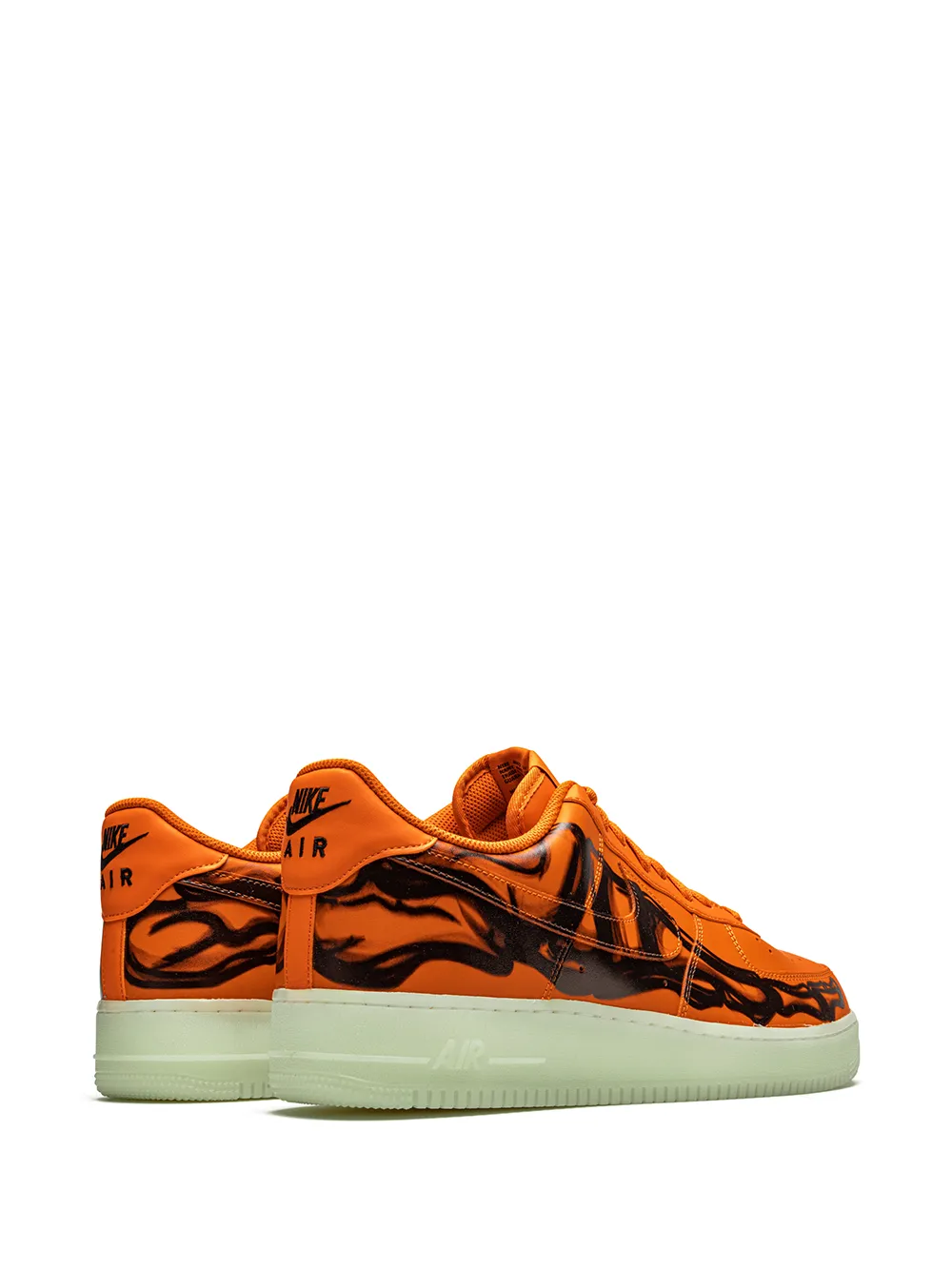 Кроссовки Air Force 1 Low 'Orange Skeleton' Nike, оранжевый — фото 3