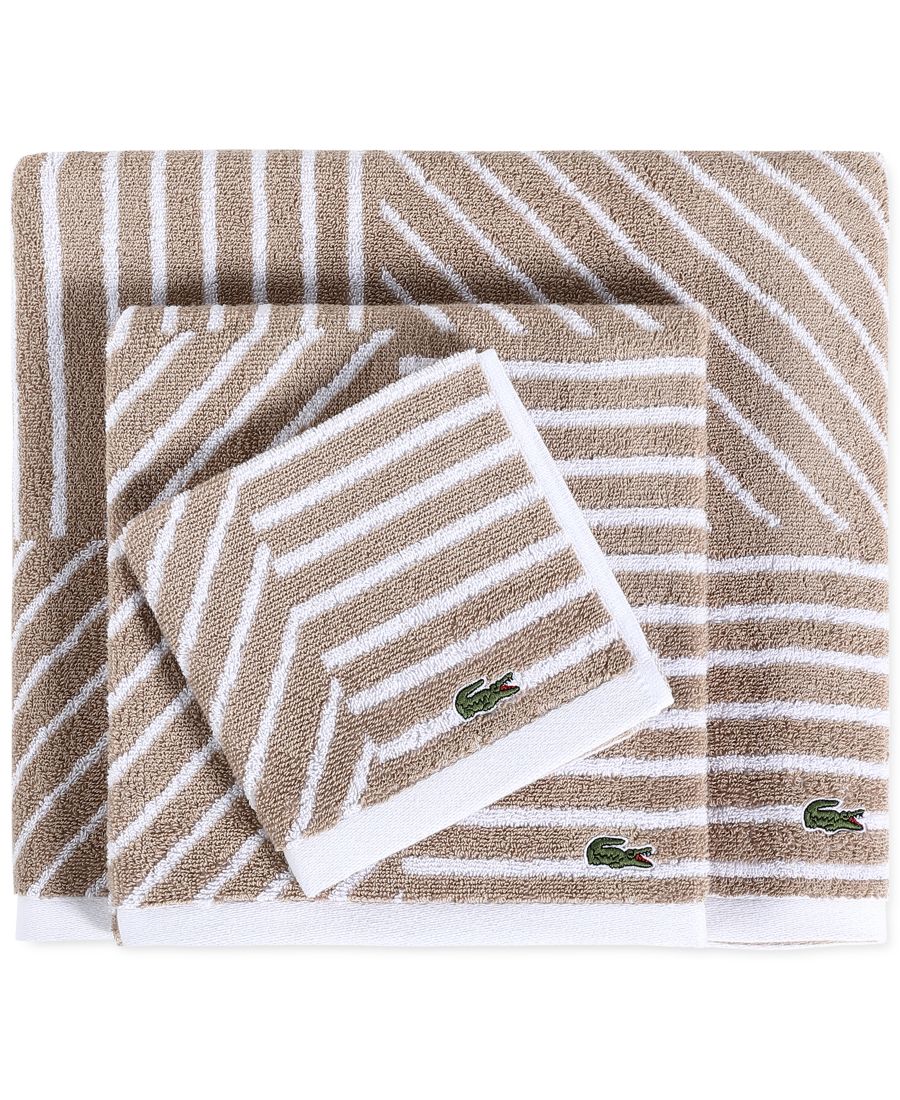 Салфетка для умывания guethary, 13 x 13 дюймов. Lacoste Home, Sand — фото 2