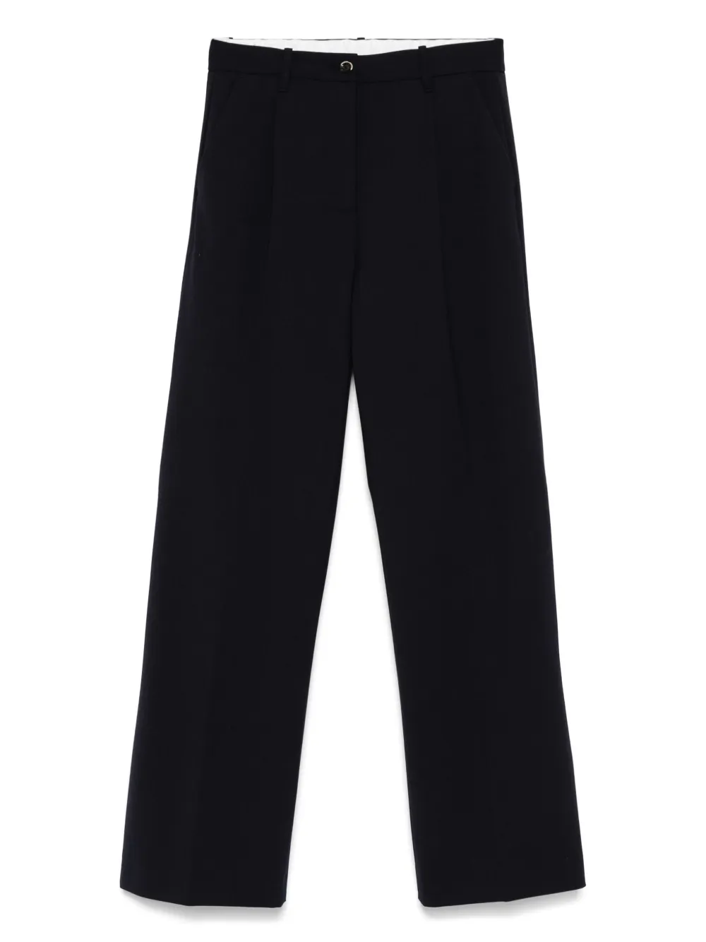 

Прямые брюки на пуговице Nine In The Morning, синий