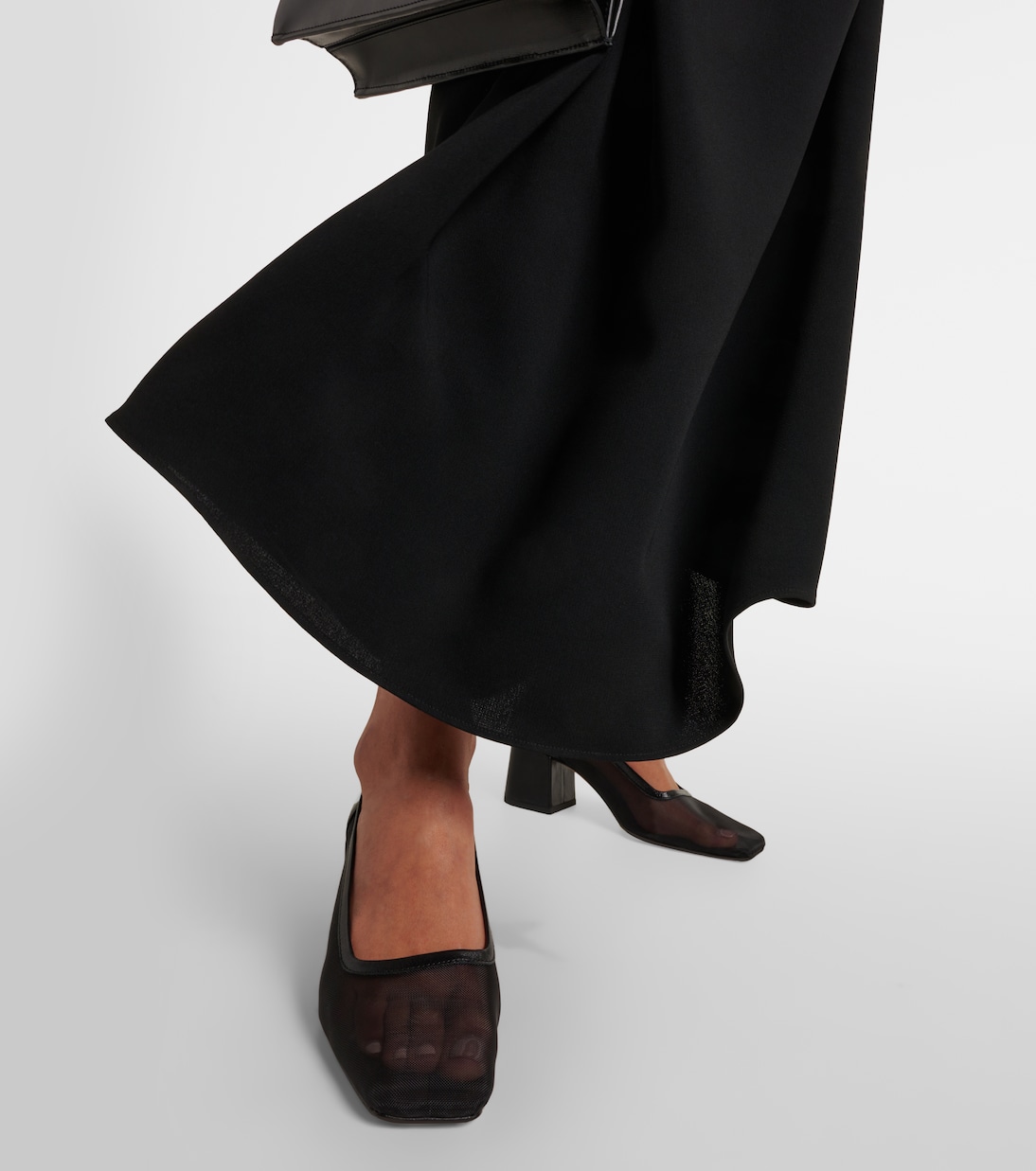 Туфли-лодочки Balles из тюля Souliers Martinez, черный — фото 4