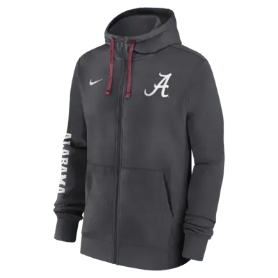 

Худи Nike Alabama Crimson Tide Sideline Team Issue, цвет Anthracite
