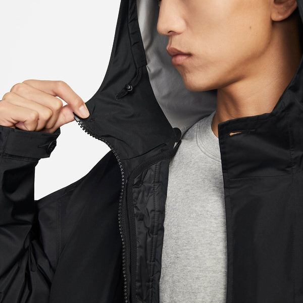 Куртка Nike Sportswear Storm-FIT ADV Tech Pack GORE-TEX Men's 3-in-1 Parka 'Black', черный — фото 4