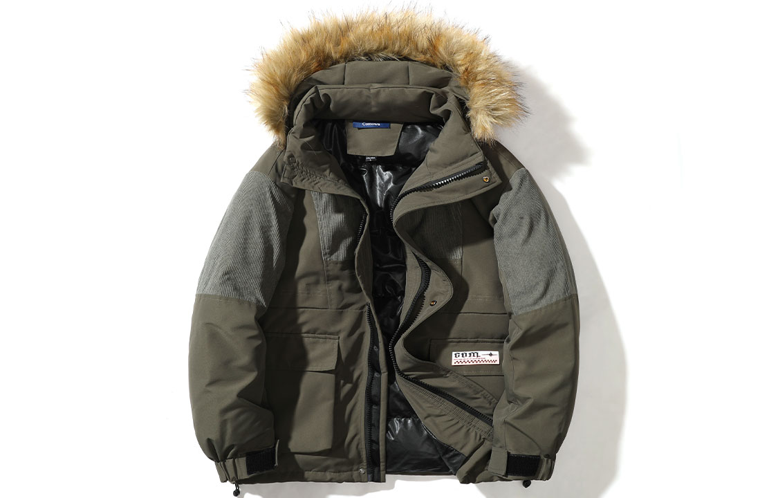 

COMOWA Пуховик Unisex, Army Green[Detachable Hooded]