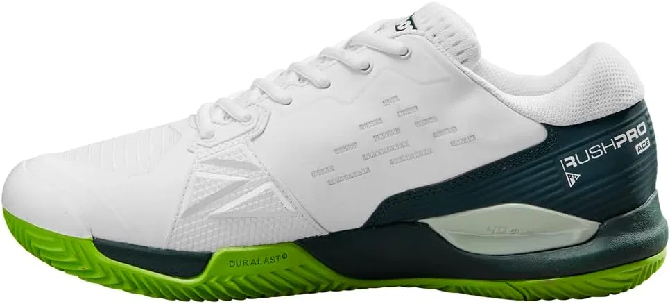 Мужские кроссовки для пиклбола WILSON, White Ponderosa Pine Jasmine Green — фото 4
