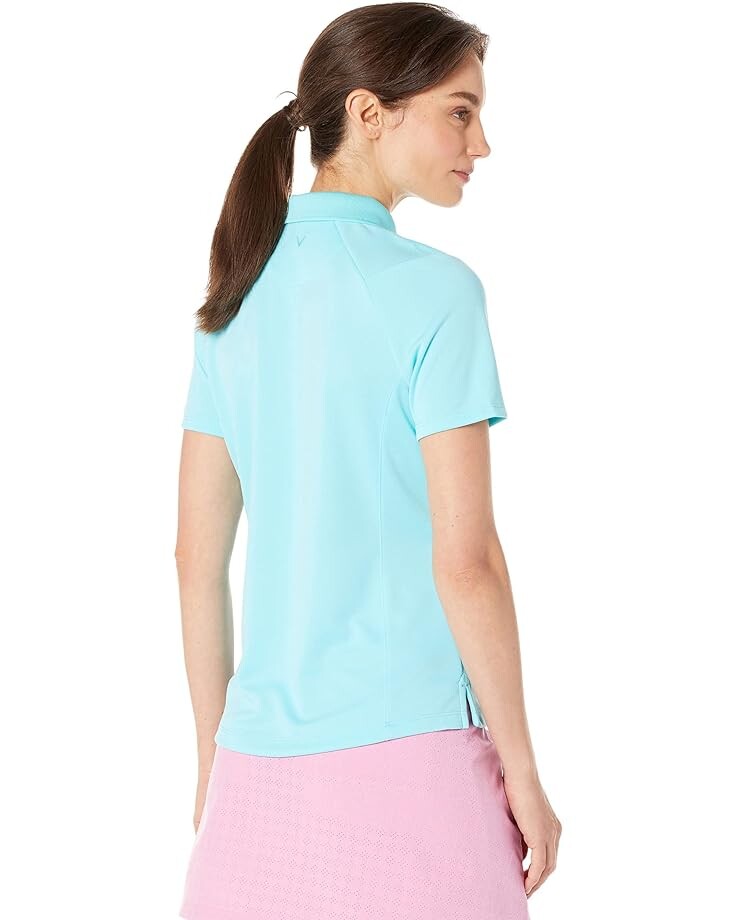 

Поло Callaway SWING TECH Solid Knit Polo, цвет Santorini Blue