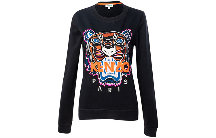 

Толстовка женская Kenzo приталенная, черный