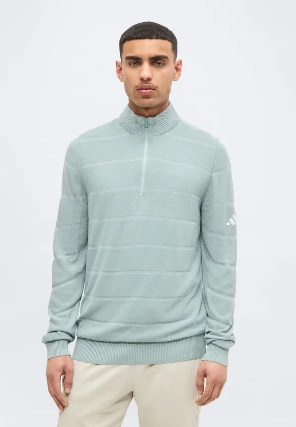 Джемпер Adidas Golf Ultimate365 tour wind quarter zip, цвет шалфей