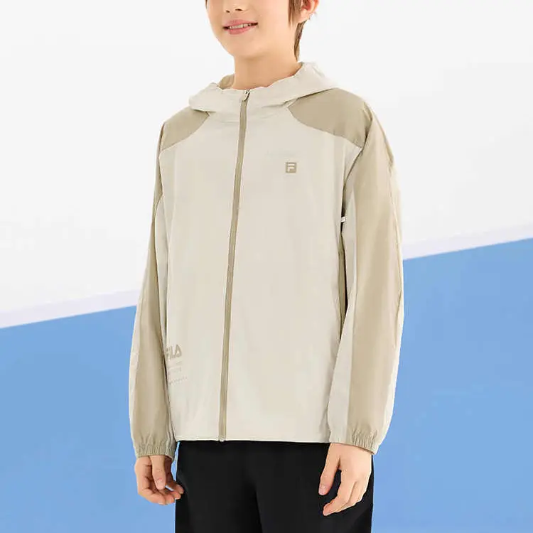 FILA KIDS Верхняя одежда SS25 Khaki для подростков — фото 4