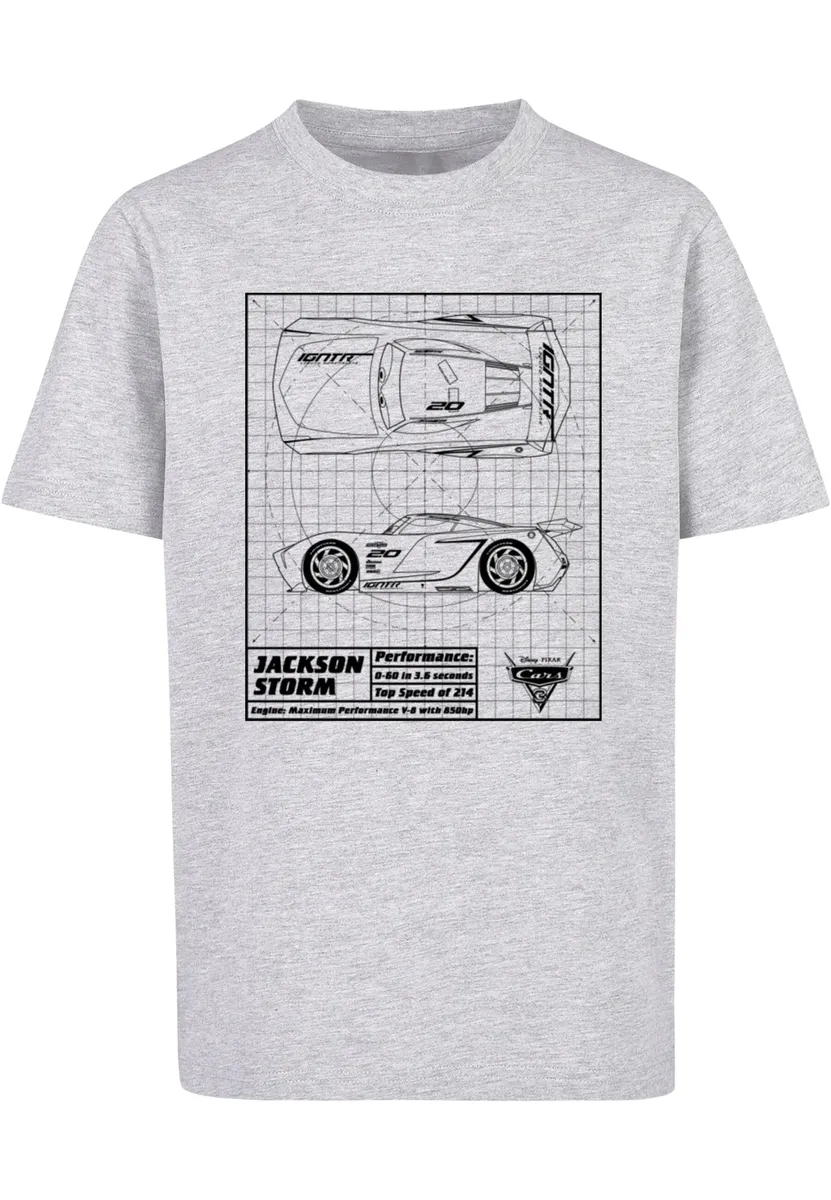 

Футболка ABSOLUTE CULT "Мужская детская футболка ABSOLUTE CULT Cars - Jackson Storm Blueprint ", серый