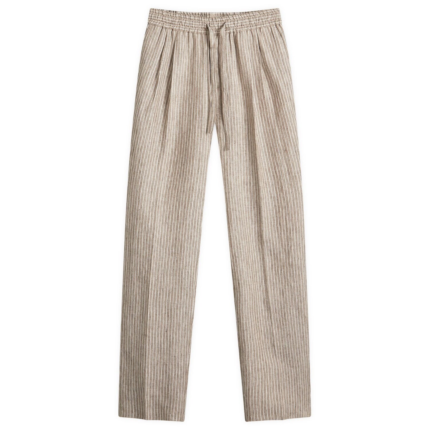 

Брюки Dolce & Gabbana Pinstripe Linen Trousers, цвет Rigato